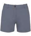 NS739 Native Spirit Ladies Chino Shorts mineral grey colour image